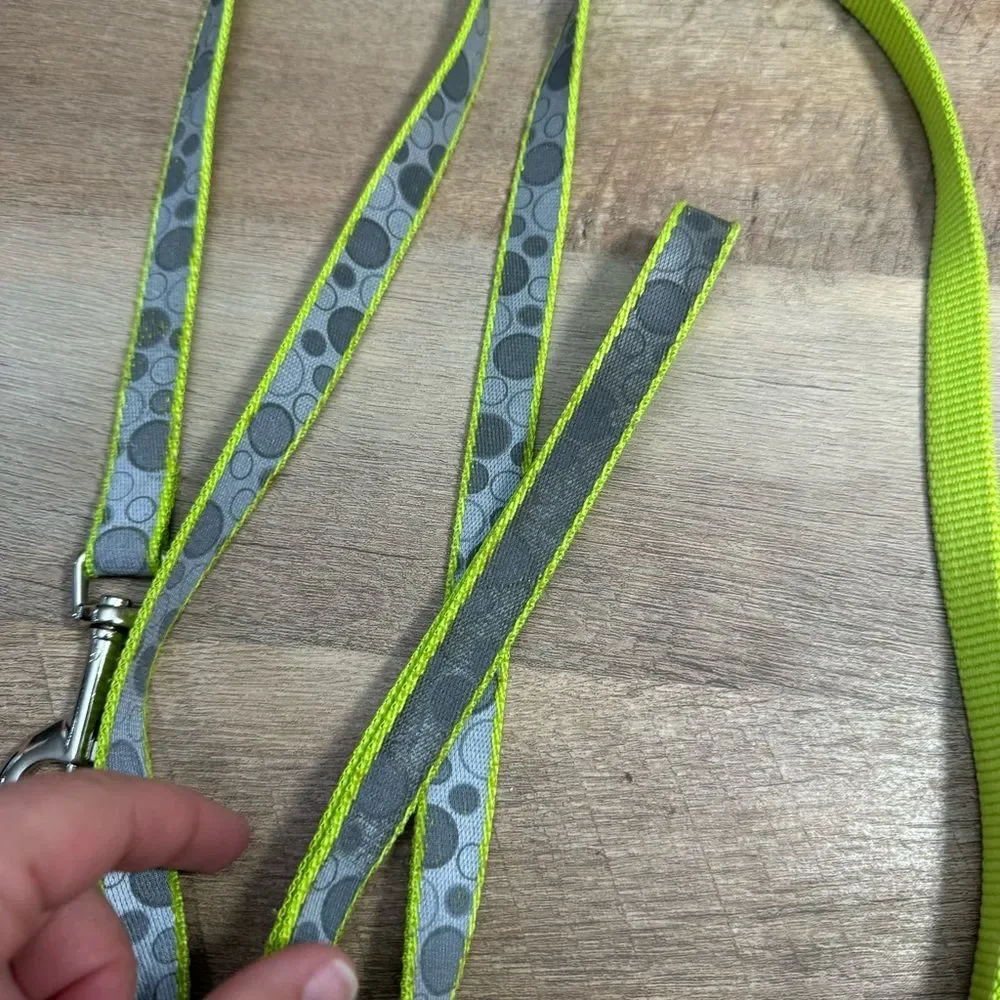 Green Reflective Dog Leash